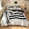 Sk Sturm Graz Pattern Bedding Quilt Set Quilt Cover Pillowcase Home Birthday Gift(1 * duvet cover + 2 * pillowcase, without core)