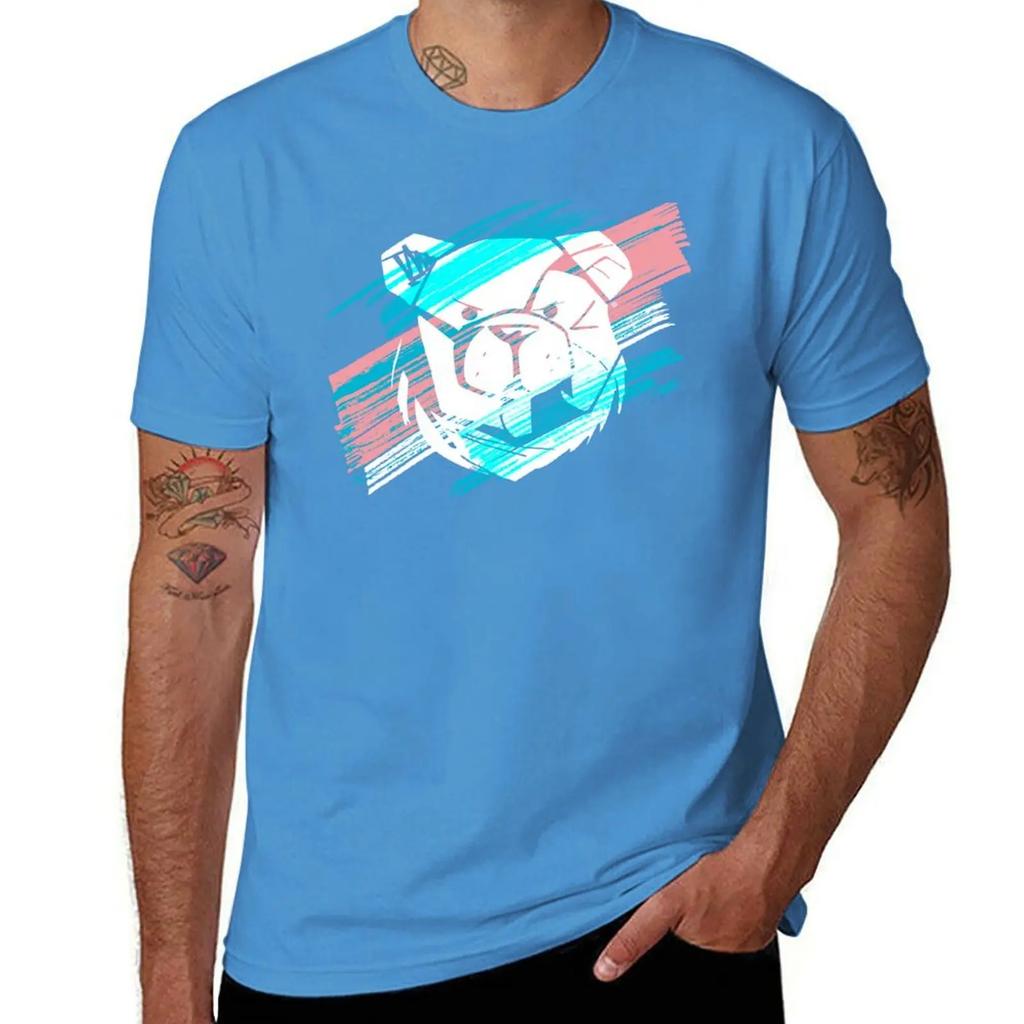 ROBUST BEAR TRACES 08 TShirt man t shirt sports fans kawaii clothes vintage t shirts clothes for men