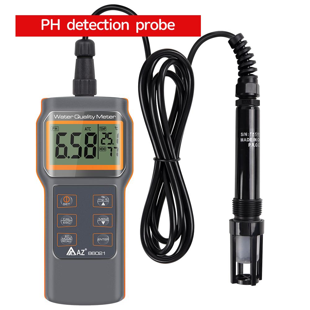 

Детектор растворенного кислорода/PH/SALT/TDS/DO/TEMP, тестер качества воды для аквакультуры, бассейна, аквариума, многофункциональный измеритель pH AZ86021