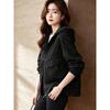 D.F.DEAR Women's Casual Hooded Short Jacket