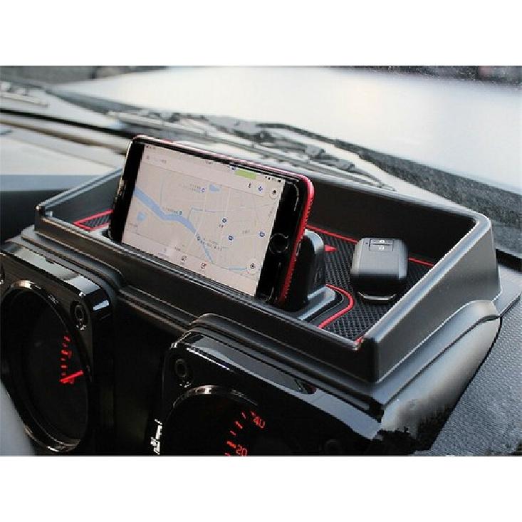ABS Black Car Front Dashboard storage box for Suzuki Jimny