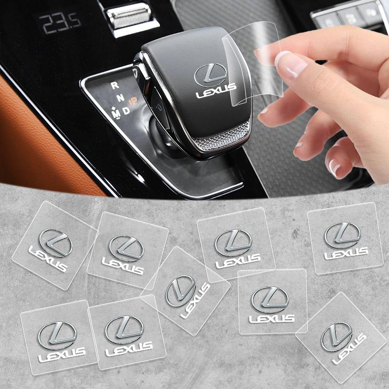 Hot New Car Metal Emblem Wiper Stickers Reflective Decor Decals Car Accessories For Lexus IS ES GS LS UX NX RX