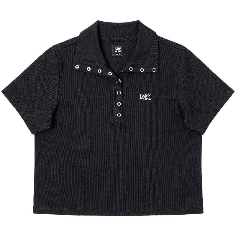 Lee Women s Slim Fit Polo with Glitter Logo M