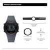 NAVIFORCE Men's Boy Digital Watch Date Day Chronograph Silicone Strap Night Pattern Waterproof Outdoor Casual Sports Men's Boy Watch NF9246