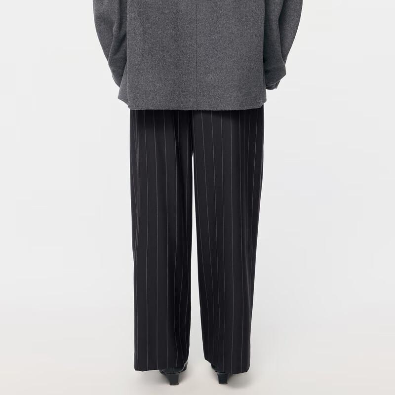 JNBY Women's Loose Straight-Leg Wide-Leg Trousers