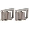 2 PCS Stainless Steel 316 Cam Buckles Quick Release 1.06 Inch (27mm) Width Lock Slider Buckles Adjustable Design