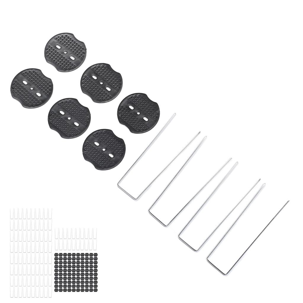 100 stuks Grondpen U-vormig Warm gegalvaniseerd staal Grondpin Landschapspieken met buffer
