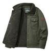 Autumn Winter Men Fleece Thick Warm Jacket Men Casual Windproof Coat Men Outwear Outdoor Fur Collar Jacket Men