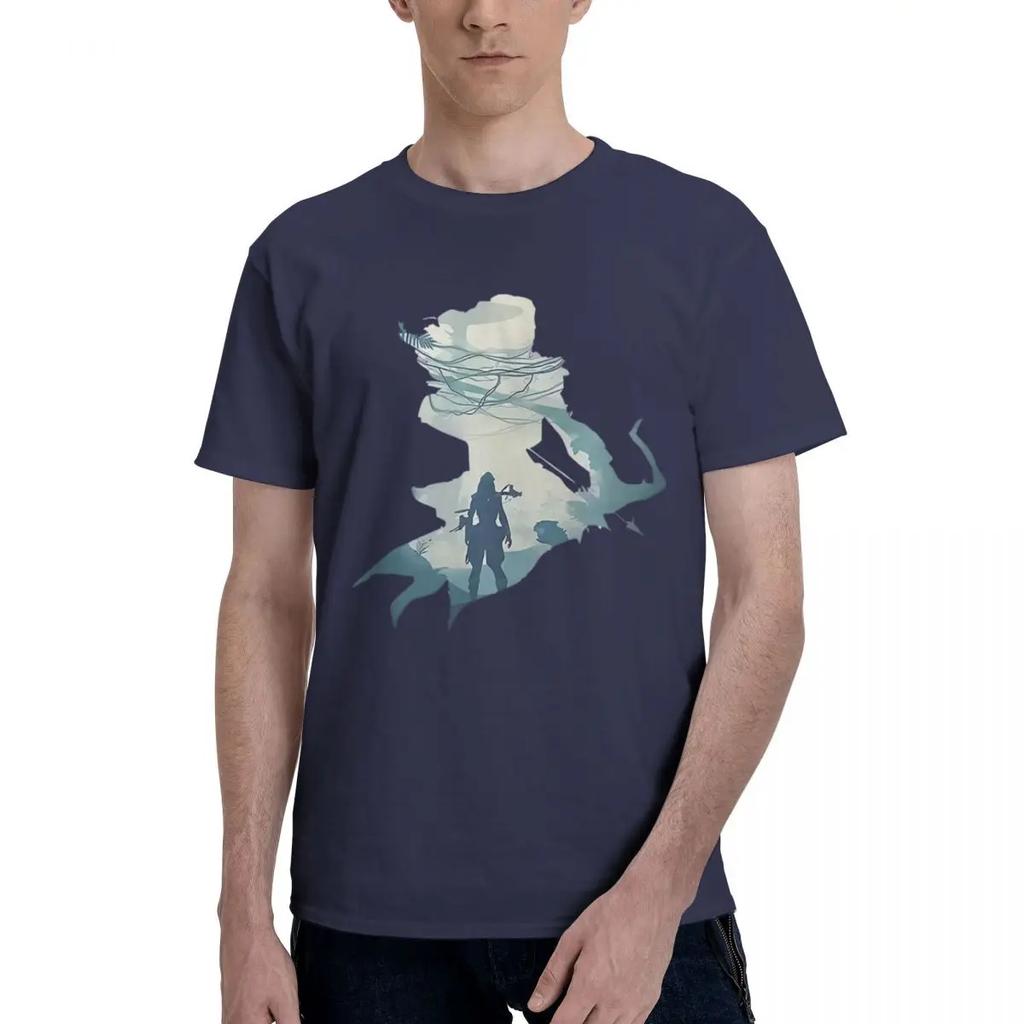 Horizon Zero Dawn Not Safe To Go Alone 100 Cotton Casual Breathable Confortable T Shirt High End Mens Clothing Man Clothes