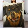 Rottweiler Wurfdecke Stilvolle Sofadecke für Zuhause Wohnzimmer