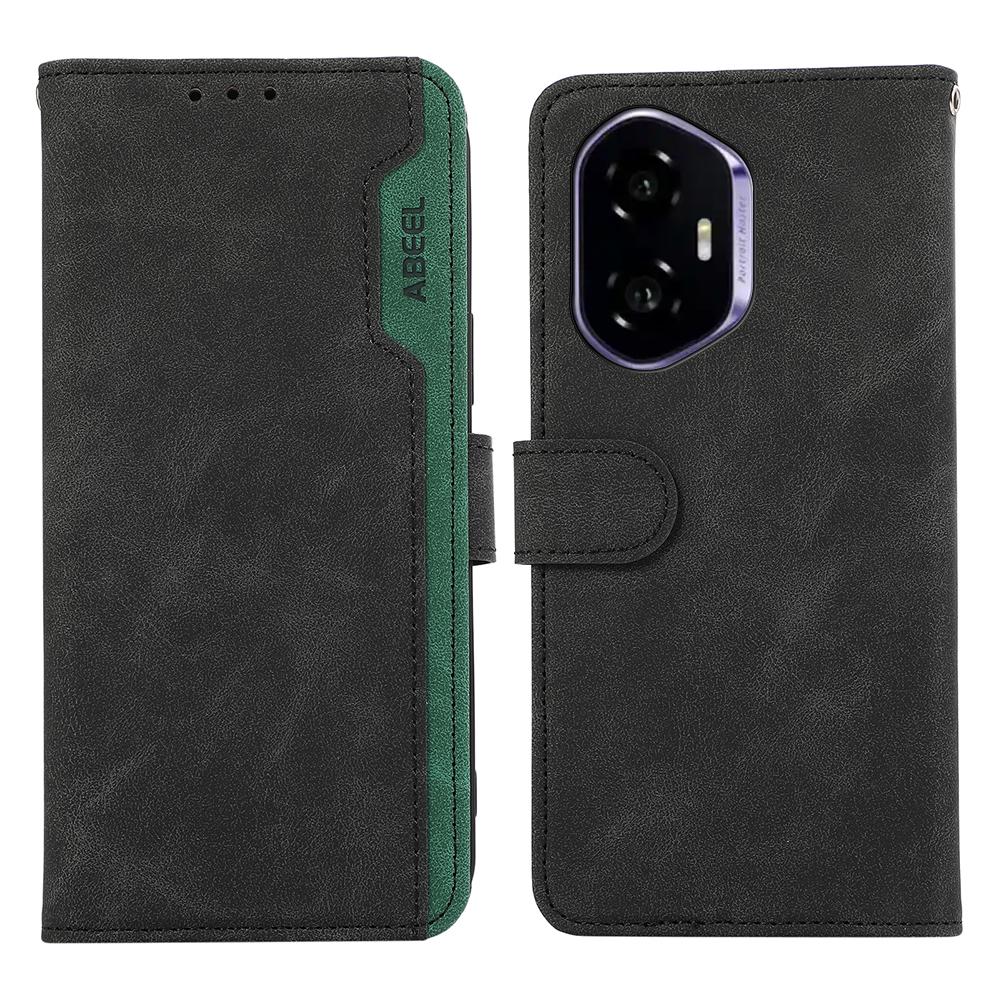 ABEEL For Honor 400 Case Color Splicing Leather Flip Phone Cover RFID Blocking