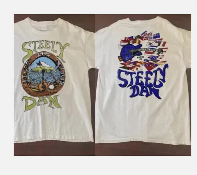 Vintage Steely Dan 1993 World Tour T-Shirt, Steely Dan Tour 93 Shirt M