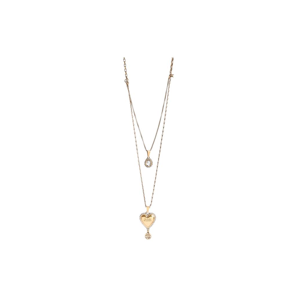Alexander Mcqueen Brass Pendant Necklace Women Necklaces Gold 700555J160T7114