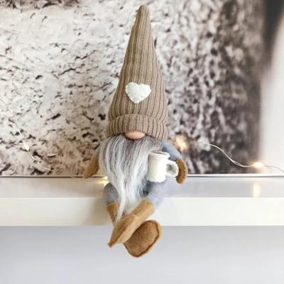 Handmade Christmas Decoration Doll Xmas Stuffed Faceless Gnome Gifts Scene Layout