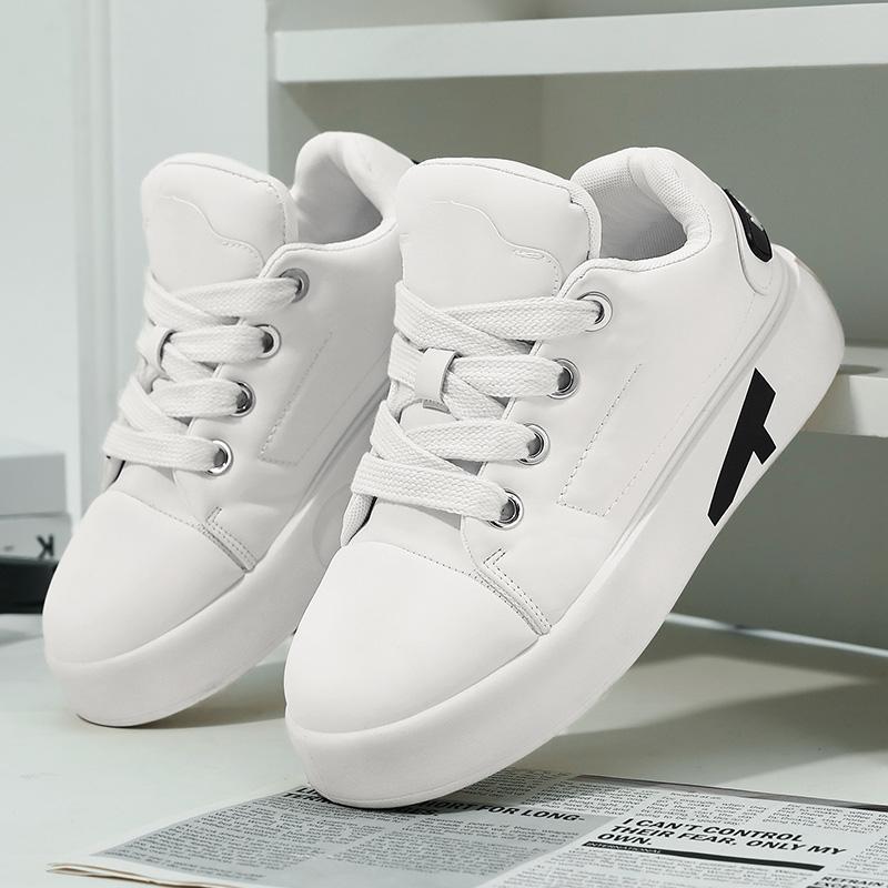 

Lace Up Men s Board Shoes Comfortable Fashion Men Casual Shoes Platform Sneakers Student Jogging Casual Sport Shoes Tennis Shoes 39 белый
