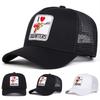 Unisex SQUIRTERS Embroidery Adjustable Hip Hop Baseball Hat Mesh Breathable Caps Spring Summer Outdoor Leisure Hats Travel Accessories for Women Men
