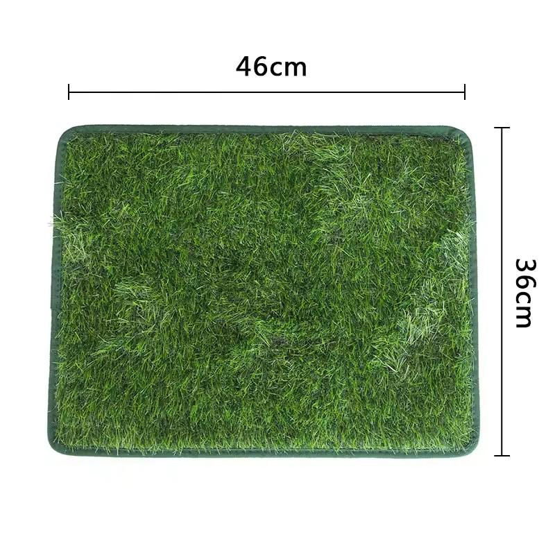 Artificial Grass Dog Potty Pad Reusable Washable Odor Resistant Drainage Turf Mat Dog Housebreaking Training Toilet For Indoor