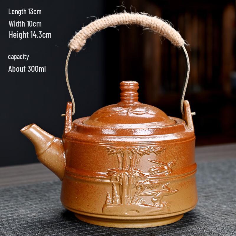 GOWKE Embossed Ceramic Teapot & Tea Set Collection