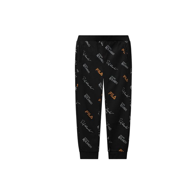 FILA Casual Pants Men s Black Moderate Cuffed Pants F11M118601F-ZA XXXL