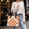 Plaid Women's Tote Bag Casual Daily Handbag Large Capacity Shopping Shoulder Bag
