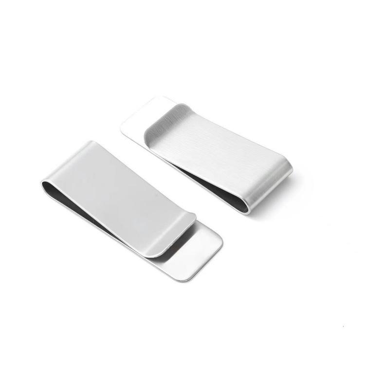 Minimalist Metal Men's Wallet & Card Holder with Pen and Ticket Clip