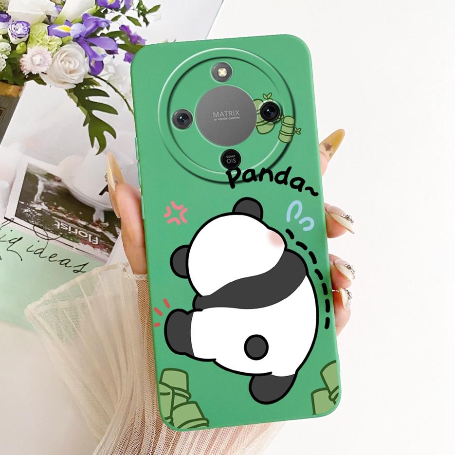 For Honor Magic 8 Lite Case Honor X9d MTN-NX1 Cute Dog Panda Cartoon Cover Silicone Case For Honor X70 X 70 HonorX9d Soft Fundas