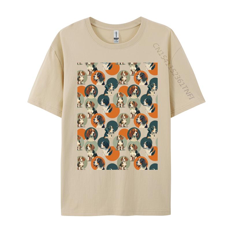 Beagle Dog Tshirt Funny Adult Tee Premium Cotton Young TShirt Classic TShirt Hiphop Streetwear Basic