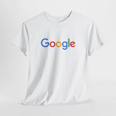 Google T-Shirt – Unisex Logo Cotton Tee for Men Women or Tech Fans