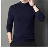 Men's Winter Velvet Pullover Sweater - Anti-Cold, Thick, Half-High Collar, Luxurious, Warm to -15°C