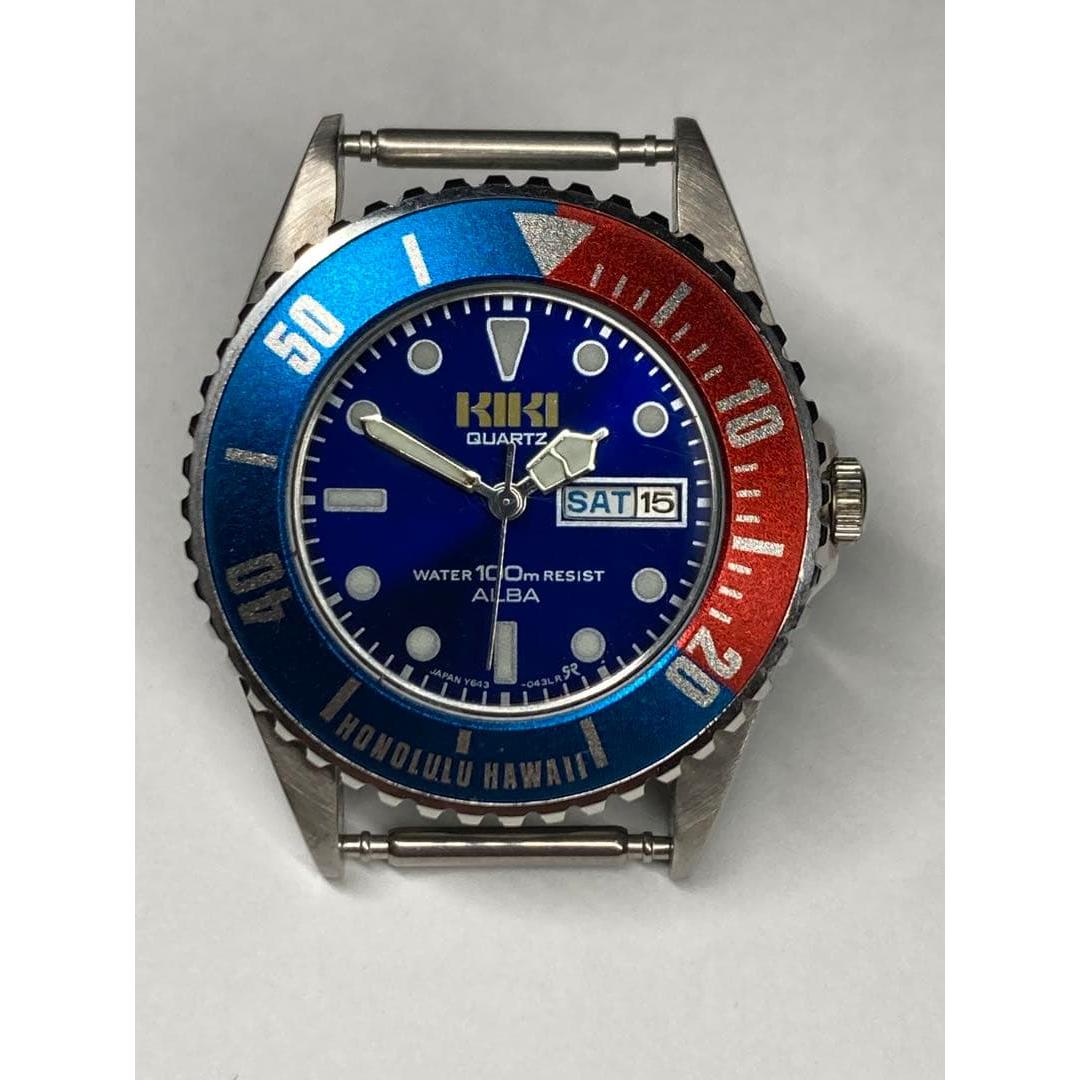 Б/у [Рабочий продукт] SEIKO ALBA KIKI Y643-030A Новая батарея