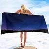 Sternenhimmel Strandtuch, Mikrofaser Super Saugfähiges Strandtuch, Weiches und Bequemes Badezimmerhandtuch Sandfreies Strandtuch