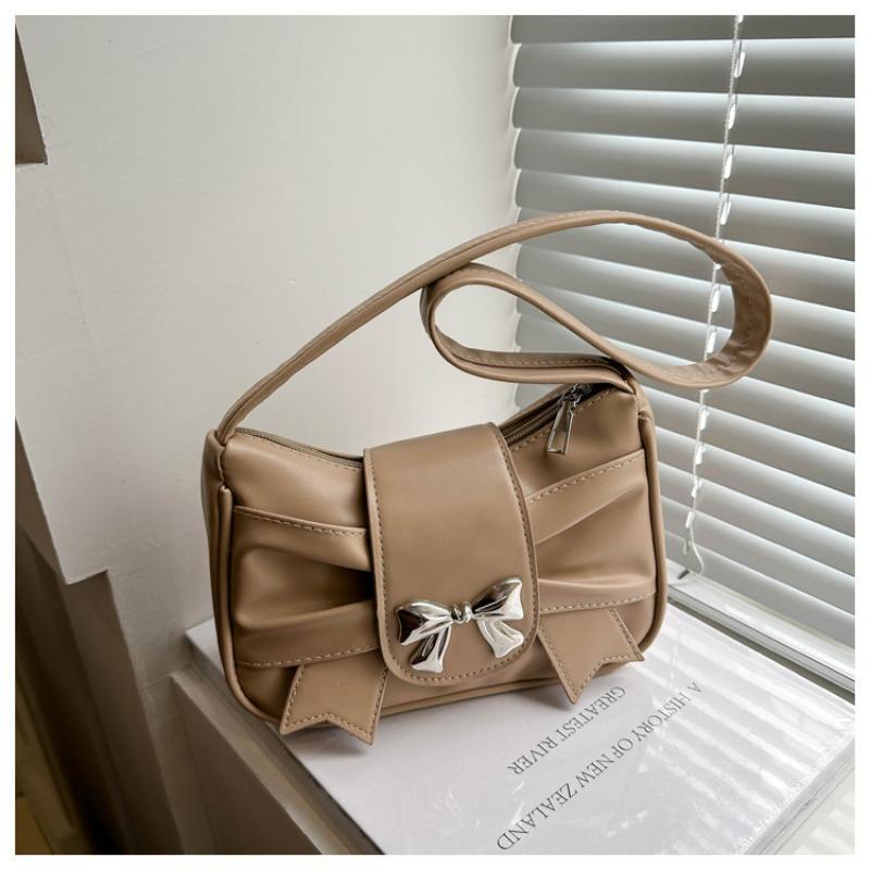 

Premium Sense Popular Bow Underarm Bag Women s Summer Sweet Folded Shoulder Crossbody Bag хаки