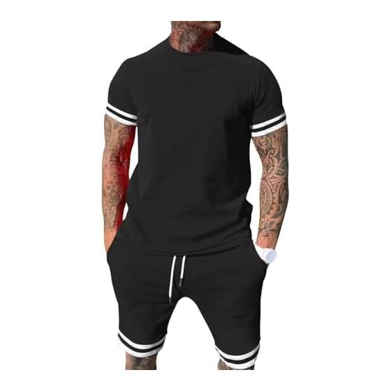 

[KULIXI] Setup Men s Short Sleeve Commuting Summer Clothes Jersey Half Pants Plain Casual Gym Short Sleeve Short Pants Sweat Muscle Training Stretch