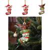 Merry Christmas Gremlins Gizmo Acrylic Santa Hat Pendant Xmas Tree Decor