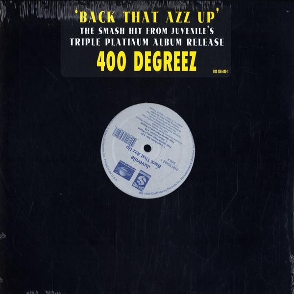 12inch Record JUVENILE - Back That Azz Up 0121564821 Cash Money Reco 1999 US Rap & Hip-Hop/R&B Used