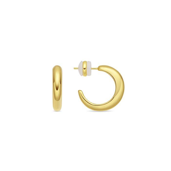 Boucle d Oreille Luxenter fini en or jaune 18 carats - Zau