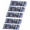 5 Pcs TTL To RS485 Converter Module Strong Anti Interference Lightning Protection TTL To RS485 Adapter Board