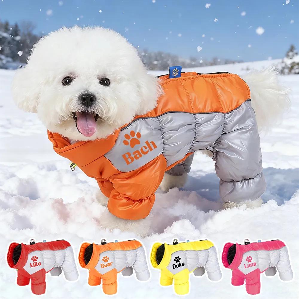 Reflektierende Wasserdichte Hundejacke - Warmer Vierbeiniger Wintermantel