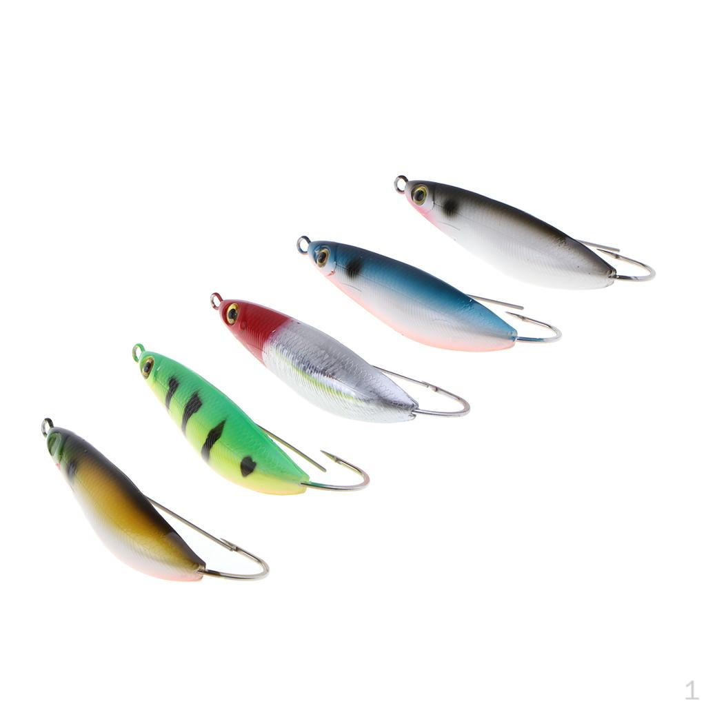 

5pcs VIB Fishing Crankbaits Weedless for Saltwater Minnow Snakehead