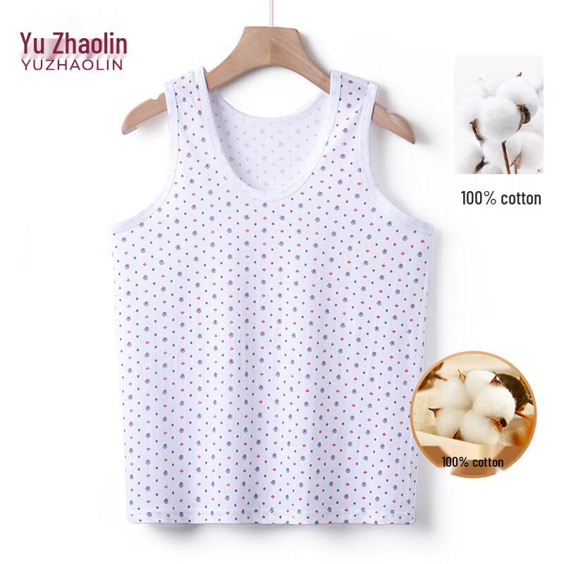 YUZHAOLIN Women s Plus Size Cotton Sleeveless Vest L