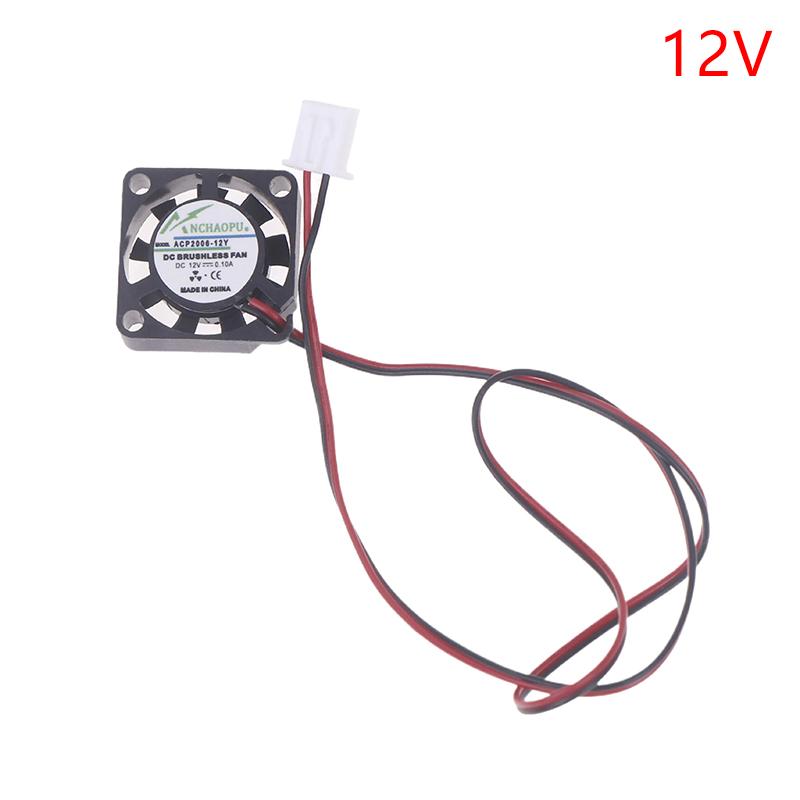 Acp2006 2Cm 20Mm Fan 20X20X6Mm Dc5V 12V Usb 2Pin Micro Cooling Fan For Micro Equipment Purifier Drone