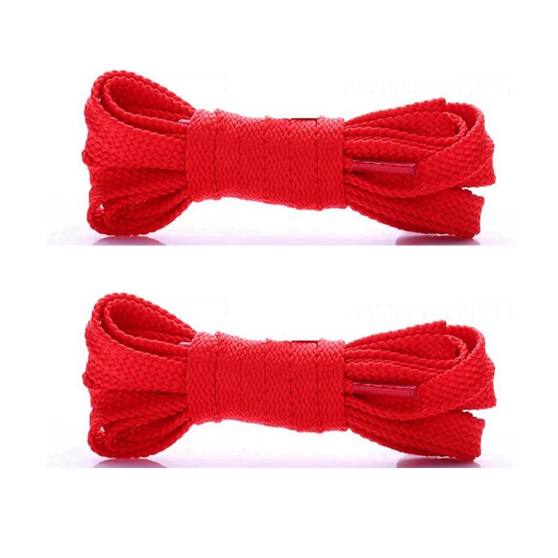Einfarbige Flach geflochtene Schnürsenkel, Strapazierfähige Polyester Ersatzschnürsenkel, Modische Schnürsenkel für Sneaker, Sport- & Freizeitschuhe
