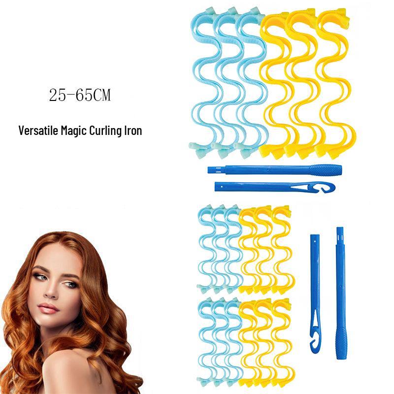 Magischer Spiralwellen-Lockenwickler: Schnelles & Einfaches 25-65CM Lockeneisen für mühelose Wellen