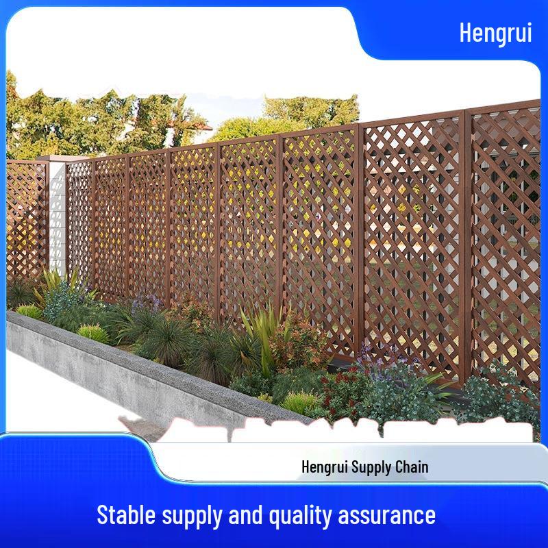Anti-Corrosion Wood Garden Fence & Climbing Frame for Outdoor Spaces