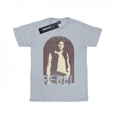 Camiseta feminina/senhora Han Solo Rebel Cotton Boyfriend
