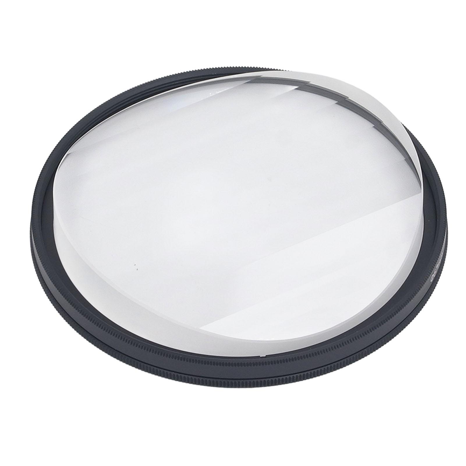 

Camera Filter Linear Glass Prism MRC Coating Repeated Color Images Foreground Blur Prism Filter for Portrait Landscape 67mm / 2.64in