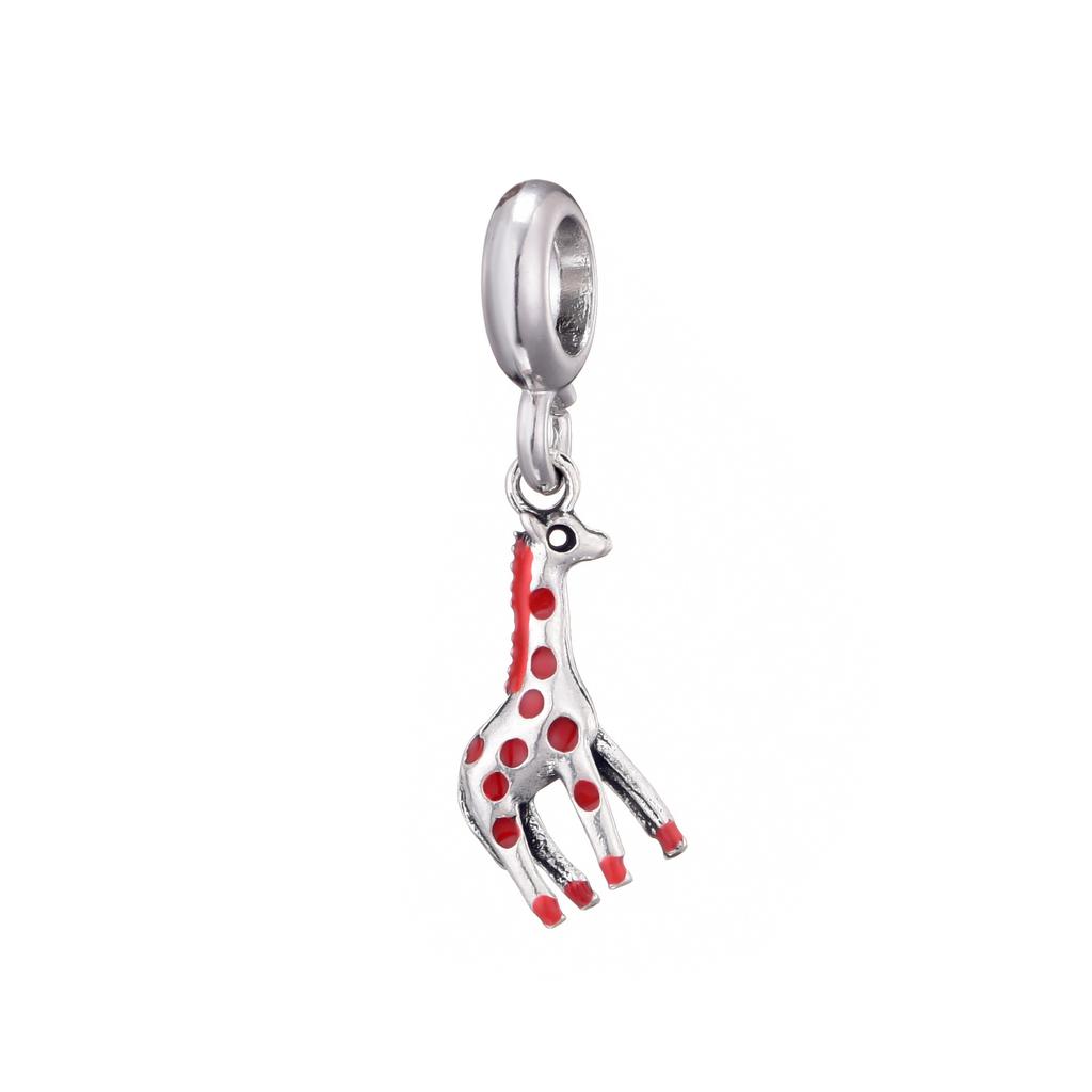 S925 Silver Cute Bear Giraffe Flower Heart Butterfly Bead Bracelet DIY Jewelry Making Kit