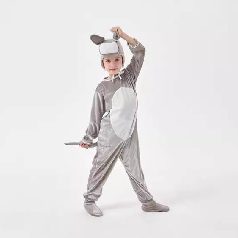 Adorable Kids Donkey Costume For Halloween Cosplay Polyester Material