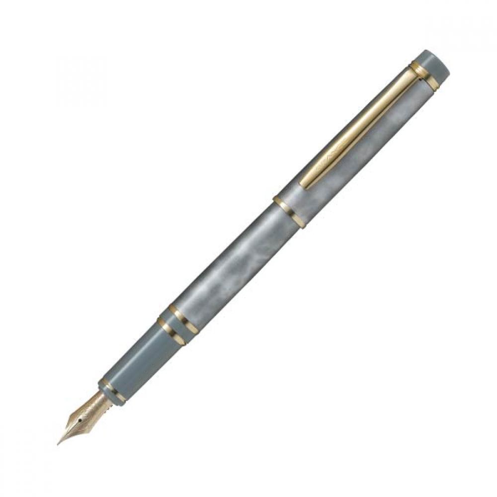 

Перьевая ручка Pilot Grance Marble серая F fine print
