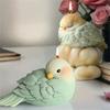Top Quality 3D Bird Shaped Candle Silicone Mold Cute Parrot Resin Plaster Scented Candle Mold DIY Sleeping Bird Handmade Making